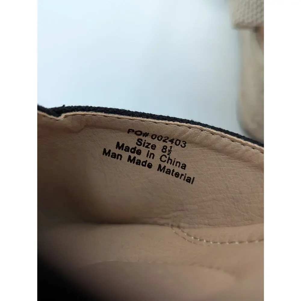Comfort Journey Ashlyn Crossover Toe Espadrille Wedge Heel Size 8.5